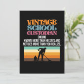 ヴィンテージ・スクール管理者管理者支援 サンキューカード (スタンド正面)