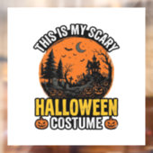 ヴィンテージ スケアリー ハロウィンコスチューム ウィンドウサイン (シート2)