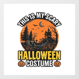 ヴィンテージ スケアリー ハロウィンコスチューム ウィンドウサイン