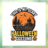 ヴィンテージ スケアリー ハロウィンコスチューム ウィンドウサイン (シート3)