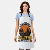 ヴィンテージ スケアリー ハロウィンコスチューム エプロン (着用した状態)