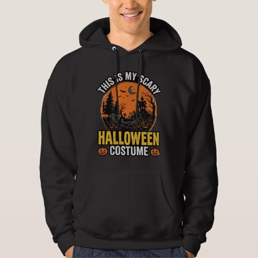 ヴィンテージ スケアリー ハロウィンコスチューム パーカ (正面)