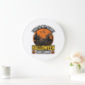 ヴィンテージ スケアリー ハロウィンコスチューム ラージ壁時計 (ホーム)