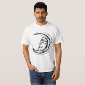 ヴィンテージ スケッチ ミスティック ムーン Tシャツ (正面フル)