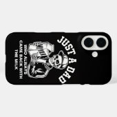 ヴィンテージ スケルトン パパはミルクを買って帰ってきた 父の日 Case-Mate iPhoneケース (裏面 (横))