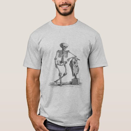 ヴィンテージ スケルトン リンガー Tシャツ (正面)