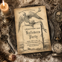 ヴィンテージ スケルトン 墓石 ゴシック ハロウィンパーティー