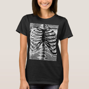 ヴィンテージ スケルトン 骨 トルソー ボディ ハロウィン Tシャツ