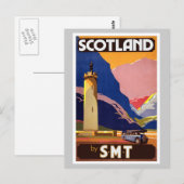 ヴィンテージ・スコットランド ポストカード (正面/裏面)