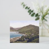 ヴィンテージ・スコットランド・ランドスケープ、アーロチャール、ロング湖 ポストカード (スタンド正面)