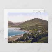 ヴィンテージ・スコットランド・ランドスケープ、アーロチャール、ロング湖 ポストカード (正面/裏面)
