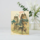 ヴィンテージ・スコティッシュ・パイパードッグ ポストカード (スタンド正面)