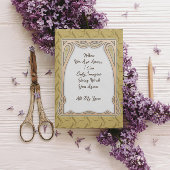 ヴィンテージ スタイルのブルーベル 花 - ピンクのカード