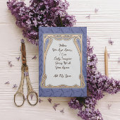 ヴィンテージ スタイルのブルーベル 花 - ピンクのカード