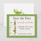 ヴィンテージ スタビー ラダー セーブ ザ デート セーブザデート (正面/裏面)