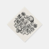 ヴィンテージ スタンダードカクテルナプキン (角)