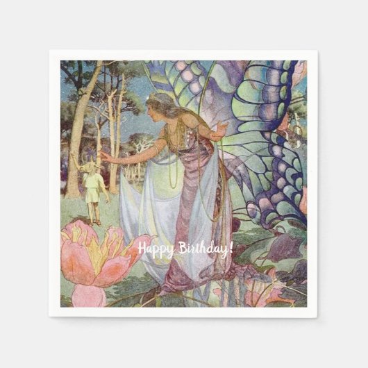 ヴィンテージ スタンダードカクテルナプキン (正面)