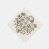 ヴィンテージ スタンダードカクテルナプキン (角)