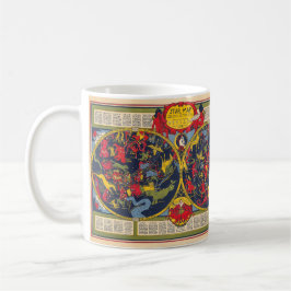 ヴィンテージ スター マップ 星座 天体図 コーヒーマグカップ