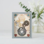 ヴィンテージ/スチームパンクスタイルはがき ポストカード (スタンド正面)