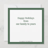 ヴィンテージ ステンドグラス フォト フレーム 赤 緑 投げ縄 招待状 (裏面)