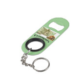 "ヴィンテージ"ステンレス鋼ボトルオープナー キーホルダー栓抜き (裏面アングル)