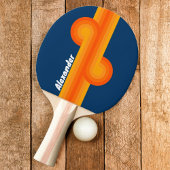 ヴィンテージ・ストライピング・ループ（名前あり） 卓球ラケット