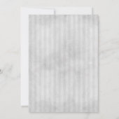 ヴィンテージ ストライプ フォト | グレー Save The Date セーブザデート (裏面)