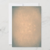 ヴィンテージ ストリング ライト ツリー ラスティック ウェディング インビテ 招待状 (裏面)