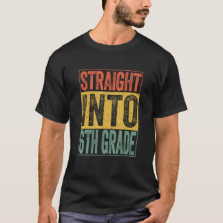 ヴィンテージ ストレート 6年生へ バックトゥスクール Tシャツ