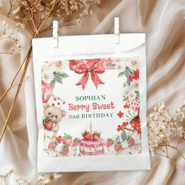 ヴィンテージ ストロベリー ベリー スイート 2歳の誕生日  フェイバーバッグ