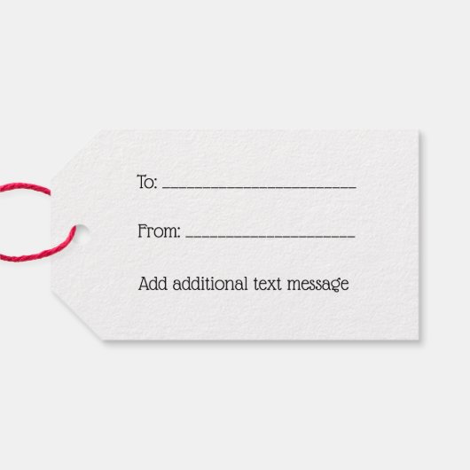 ヴィンテージ・ストークによるベビーの提供#1 ギフトタグ (裏面横)