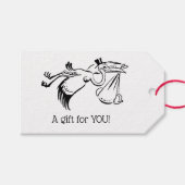 ヴィンテージ・ストークによるベビーの提供#1 ギフトタグ (正面(横))