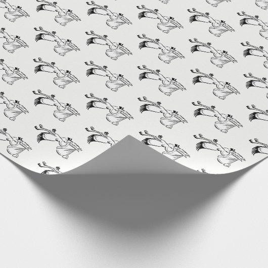 ヴィンテージ・ストークによるベビーの提供#1 ラッピングペーパー (角)