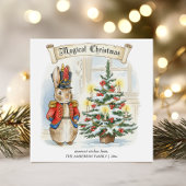 ヴィンテージ・ストーリーブックのピーターラビットのクリスマス シーズンカード