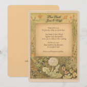 ヴィンテージ・ストーリーブック・フォレスト・ウェディング・インビテーション 招待状 (正面/裏面)