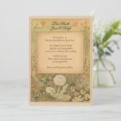 ヴィンテージ・ストーリーブック・フォレスト・ウェディング・インビテーション 招待状 (スタンド正面)