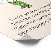 ヴィンテージ・ストーリーブック・フラワーチルドレン デイジー ポスター (角)