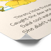 ヴィンテージ ストーリーブック フラワー チルドレン バターカップ ポスター (角)