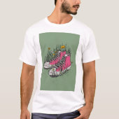 ヴィンテージ スニーカー ハイカット Tシャツ (正面)