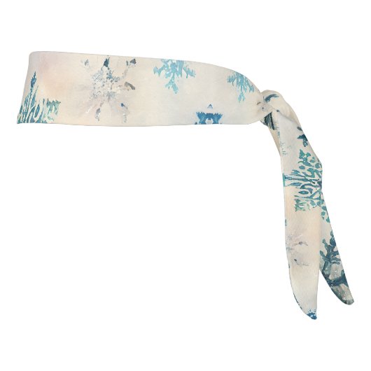 ヴィンテージ スノーフレーク パターン - タイ ヘッドバンド (回転90)