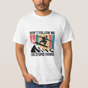 ヴィンテージ スノーボーダー シルエット Tシャツ