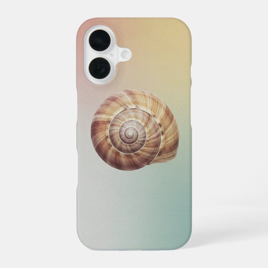 ヴィンテージ スパイラル シェル iPhone 16ケース (裏面)