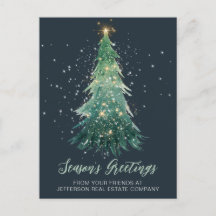 ヴィンテージ スパークリング クリスマス ツリー 会社 ビジネス