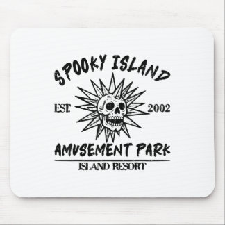 ヴィンテージ スプーキー アイランド Est 2002 遊園地 アイラ マウスパッド