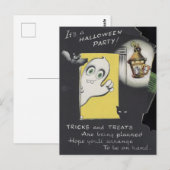 ヴィンテージ・スプーキー・ハロウィン3 ポストカード (正面/裏面)
