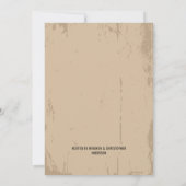 ヴィンテージ スプークタキュラー ハウントハウス ハロウィンパーティー 招待状 (裏面)