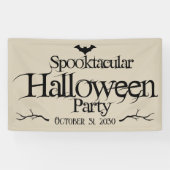 ヴィンテージ スプークタキュラー バティー 大人のハロウィンパーティー 横断幕 (横)