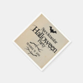 ヴィンテージ スプークタキュラー バティ アダルト ハロウィンパーティ スタンダードカクテルナプキン (角)