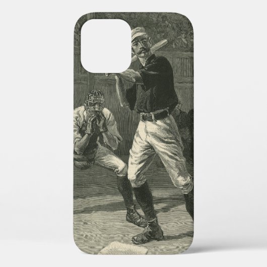 ヴィンテージ スポーツ, ツルストループによる野球選手 Case-Mate iPhoneケース (裏面)